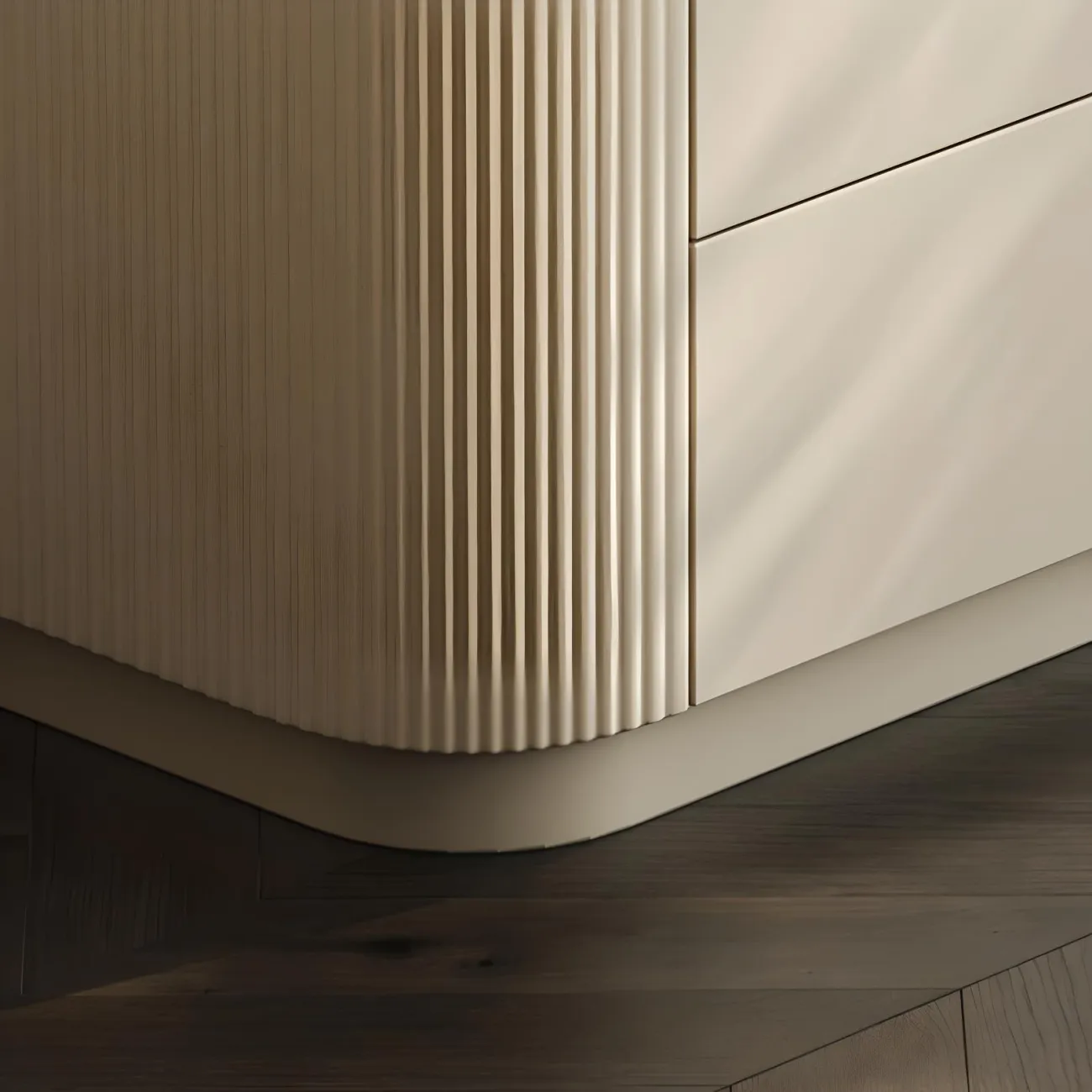 Прикроватная тумба Mufandi 37653-30 в минималистичном стиле 