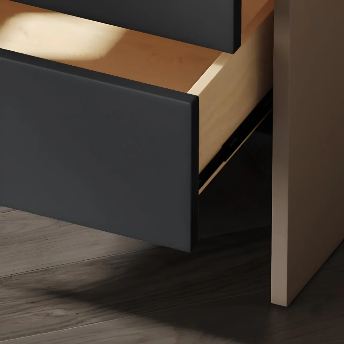 Итальянская прикроватная тумба Mufandi 37654-30 в минималистичном стиле Итальянская прикроватная тумба Mufandi 37654-30 в минималистичном стиле