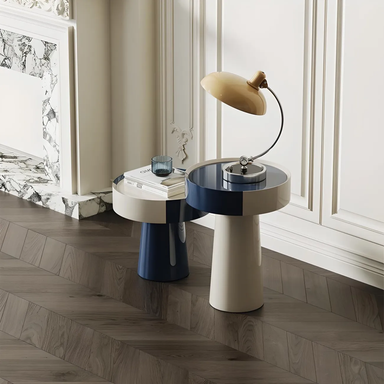 Современная прикроватная тумба Mufandi 37656-30 в современном стиле Современная прикроватная тумба Mufandi 37656-30 в современном стиле