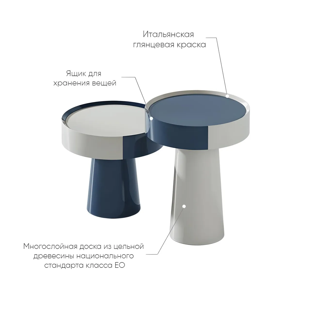 Современная прикроватная тумба Mufandi 37656-30 в современном стиле Современная прикроватная тумба Mufandi 37656-30 в современном стиле