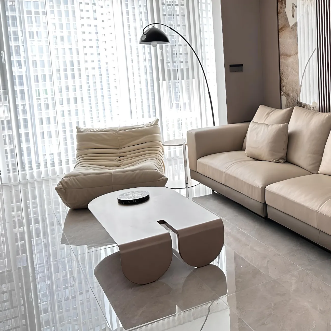 Современный журнальный столик Mufandi 37657-30 в современном стиле 