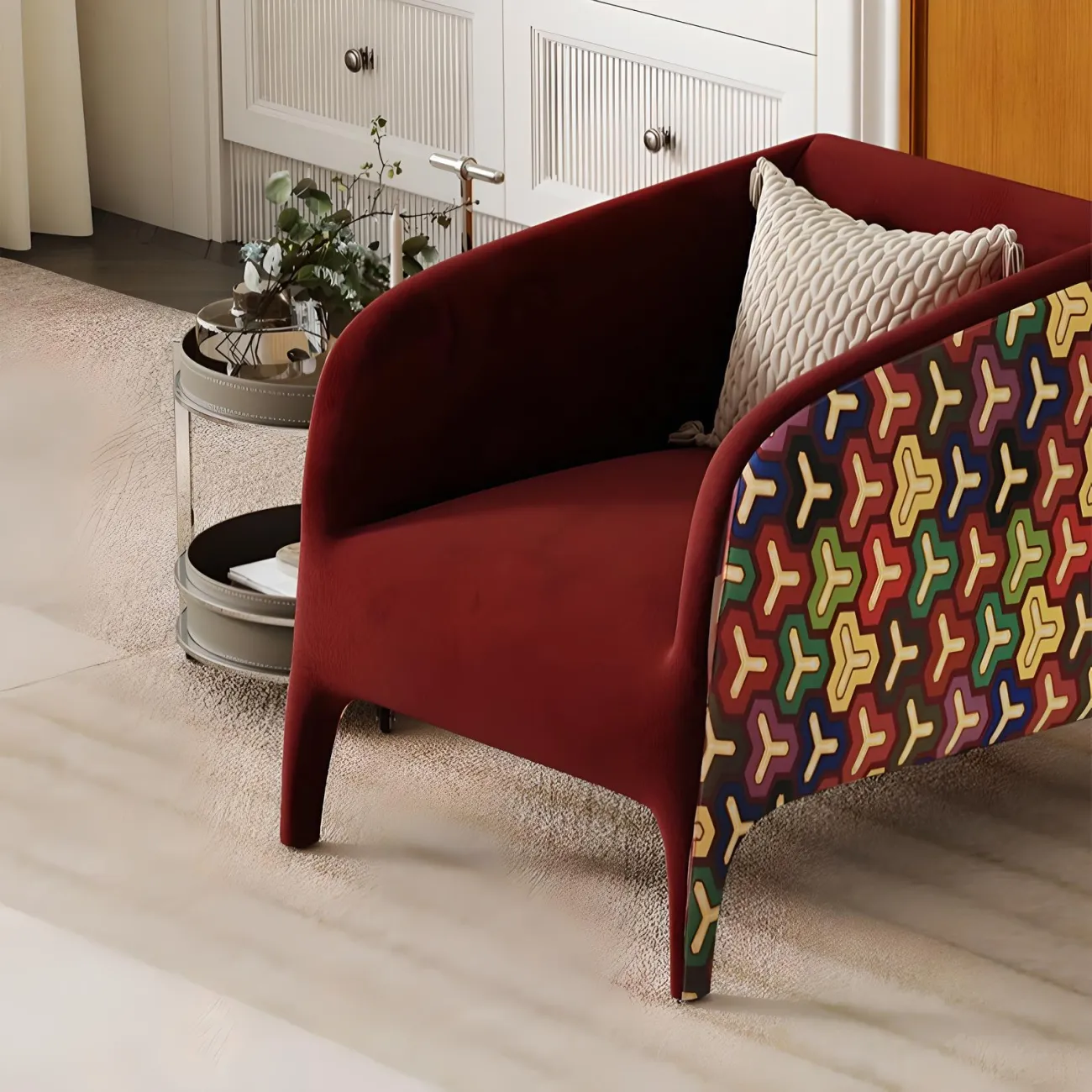 Современное кресло Mufandi 37658-30 в дизайнерском стиле