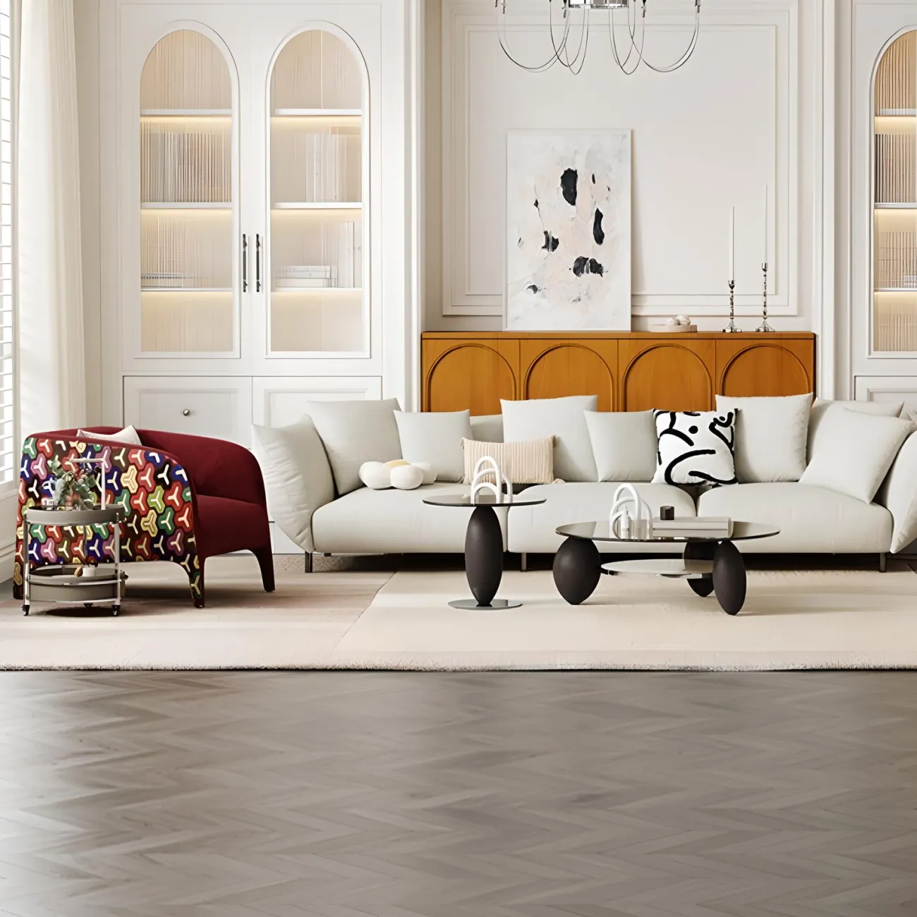 Современное кресло Mufandi 37658-30 в дизайнерском стиле