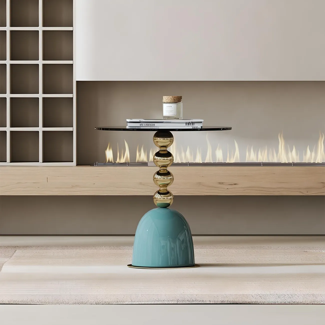 Прикроватный журнальный столик Mufandi 37659-30 в современном стиле Прикроватный журнальный столик Mufandi 37659-30 в современном стиле