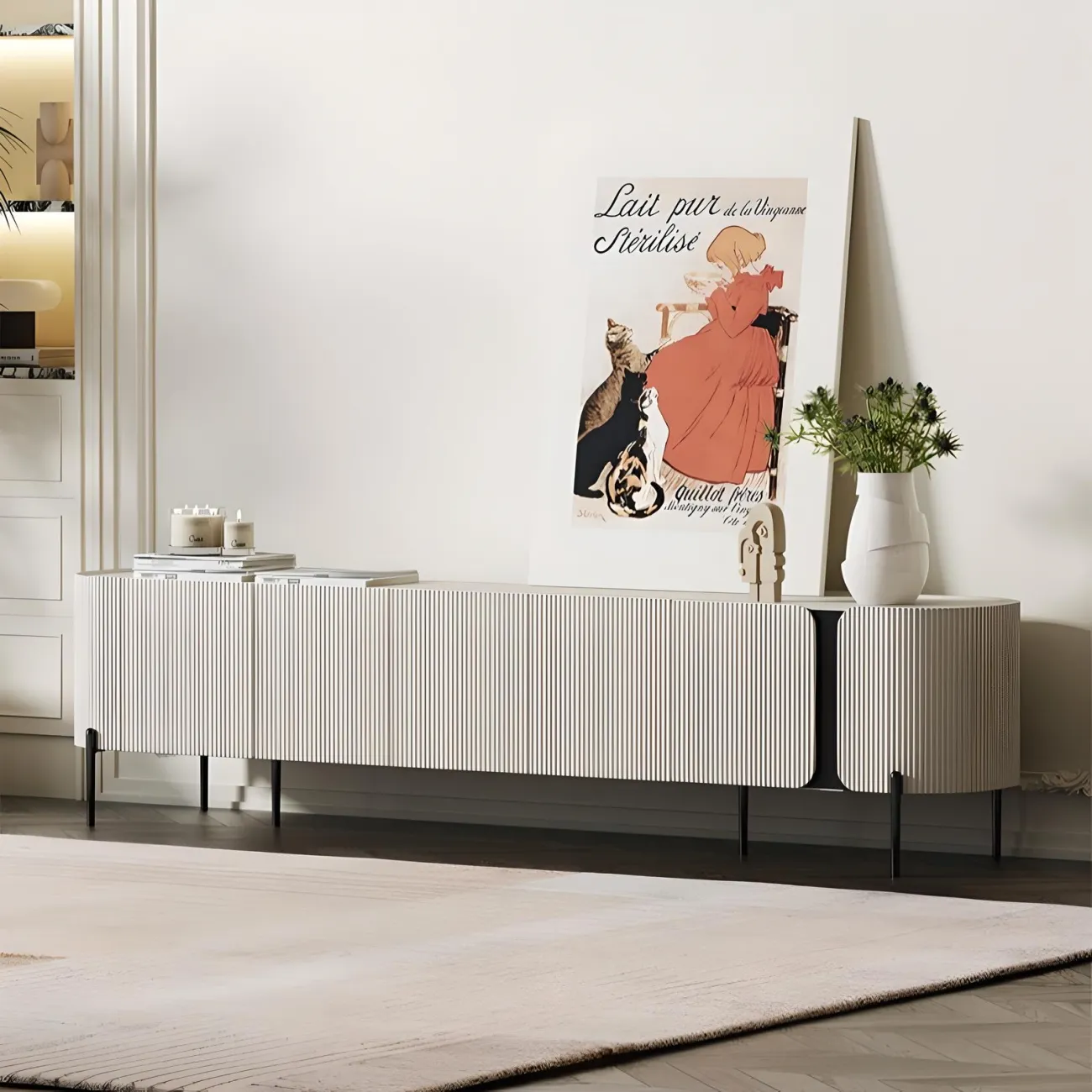 Минималистский ТВ-комод Mufandi 37660-30 в современном стиле 