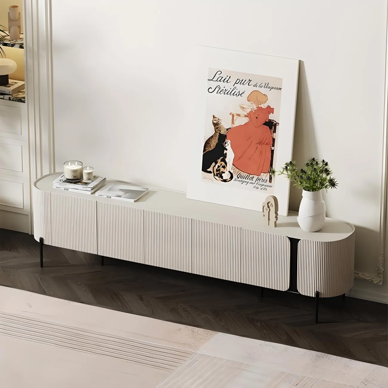 Минималистский ТВ-комод Mufandi 37660-30 в современном стиле Минималистский ТВ-комод Mufandi 37660-30 в современном стиле