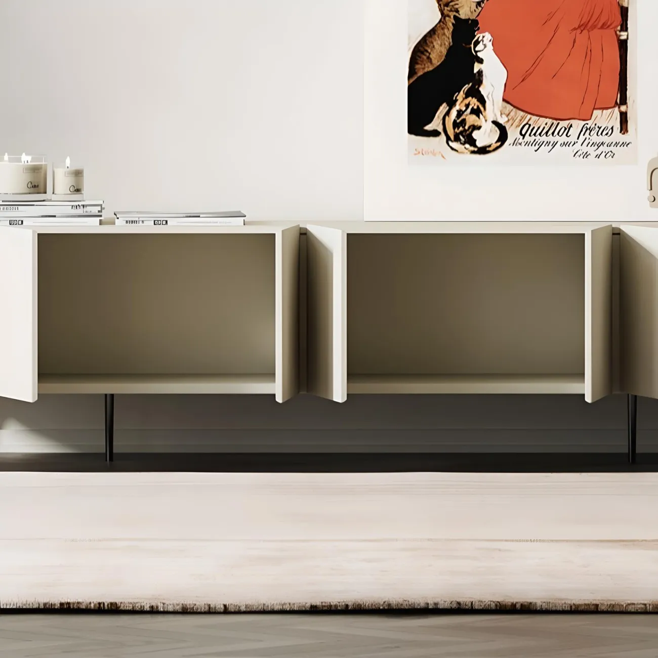 Минималистский ТВ-комод Mufandi 37660-30 в современном стиле Минималистский ТВ-комод Mufandi 37660-30 в современном стиле