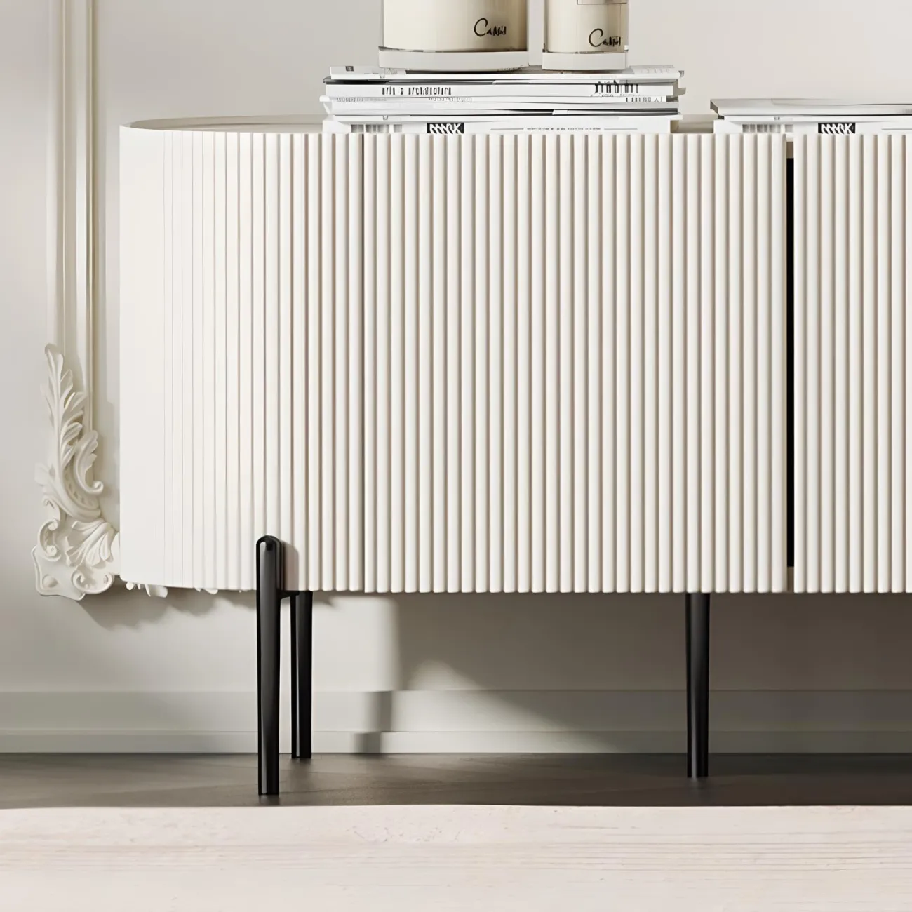 Минималистский ТВ-комод Mufandi 37660-30 в современном стиле Минималистский ТВ-комод Mufandi 37660-30 в современном стиле