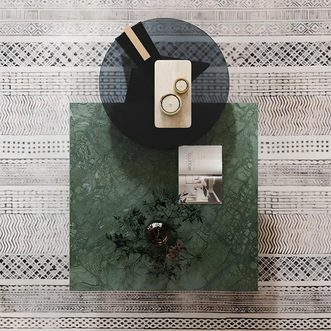 Журнальный столик Mufandi 37661-30 в минималистичном стиле 