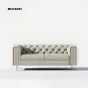 Кожаный диван Mufandi 37666-30 в минималистичном стиле 
