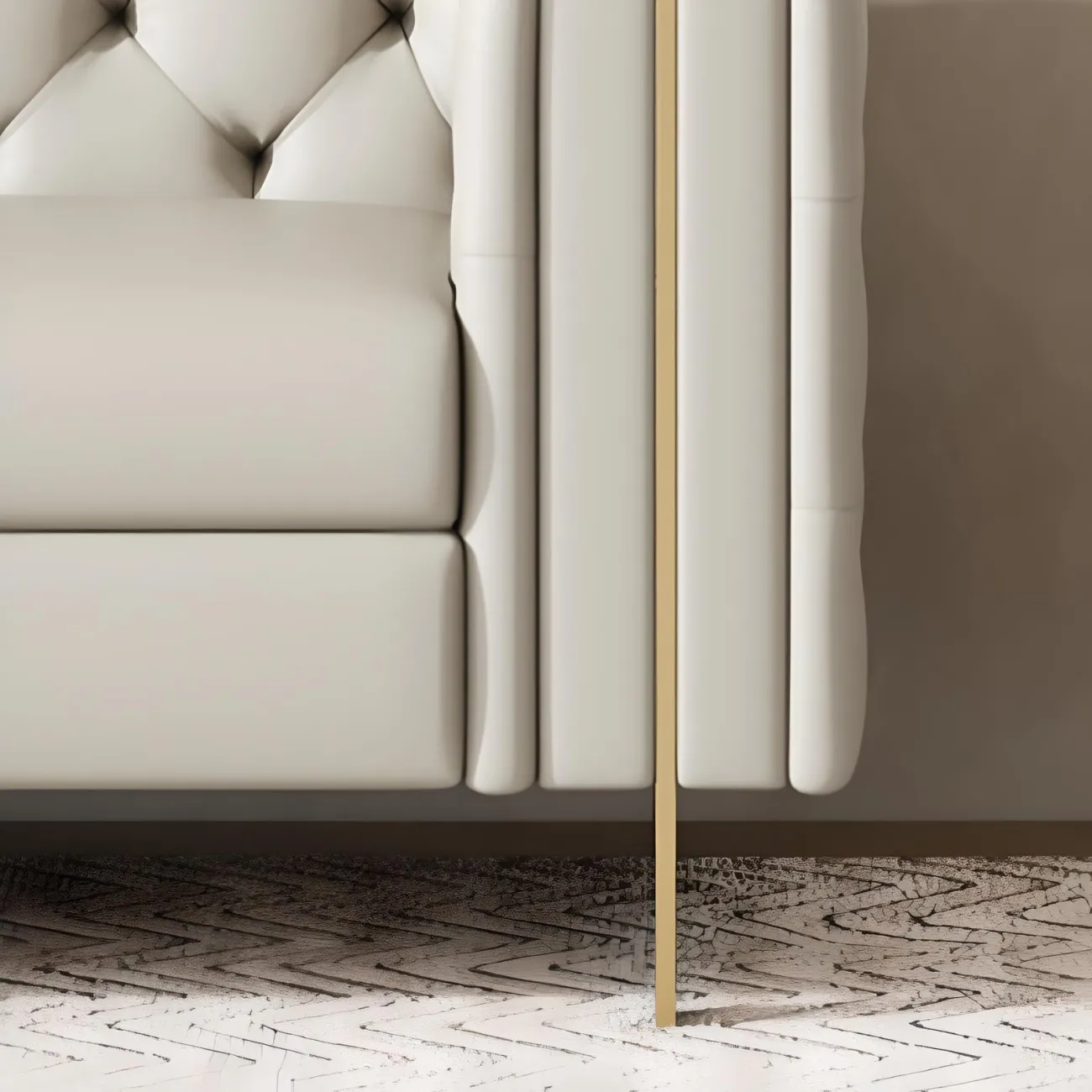 Кожаный диван Mufandi 37666-30 в минималистичном стиле Кожаный диван Mufandi 37666-30 в минималистичном стиле