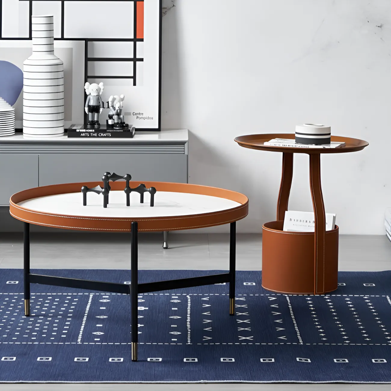 Итальянская прикроватная тумба NORE HOUSE 37671-30 в дизайнерском стиле 