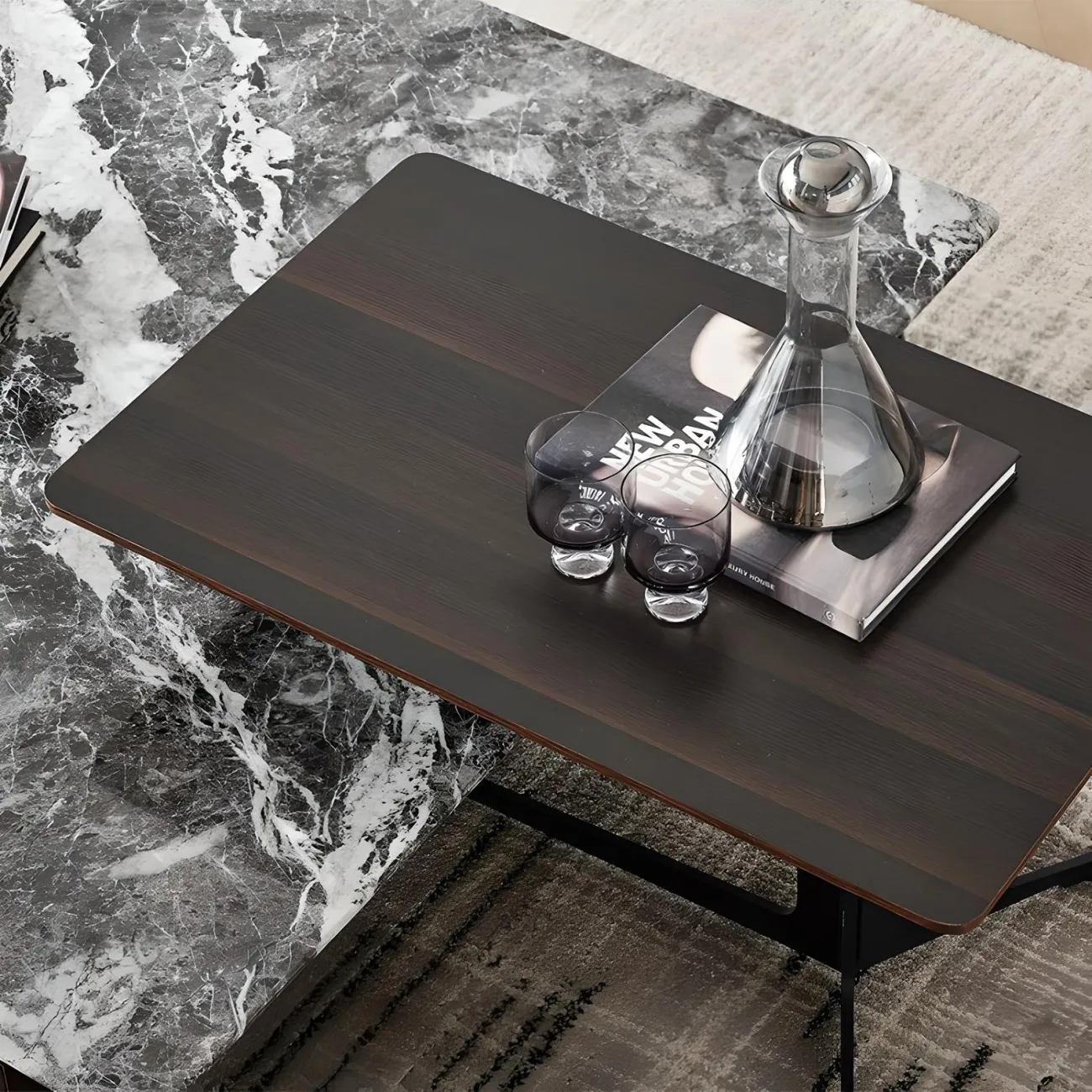 Минималистичный журнальный столик NORE HOUSE 37673-30 в современном стиле Минималистичный журнальный столик NORE HOUSE 37673-30 в современном стиле