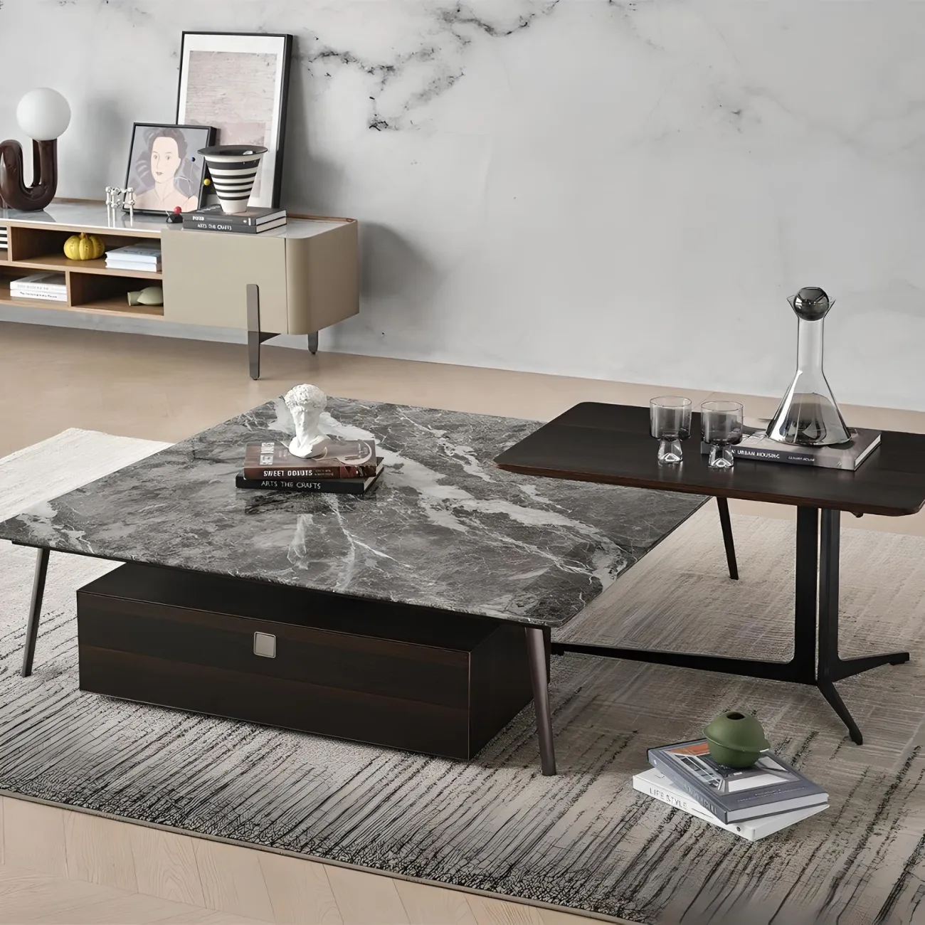 Минималистичный журнальный столик NORE HOUSE 37673-30 в современном стиле Минималистичный журнальный столик NORE HOUSE 37673-30 в современном стиле