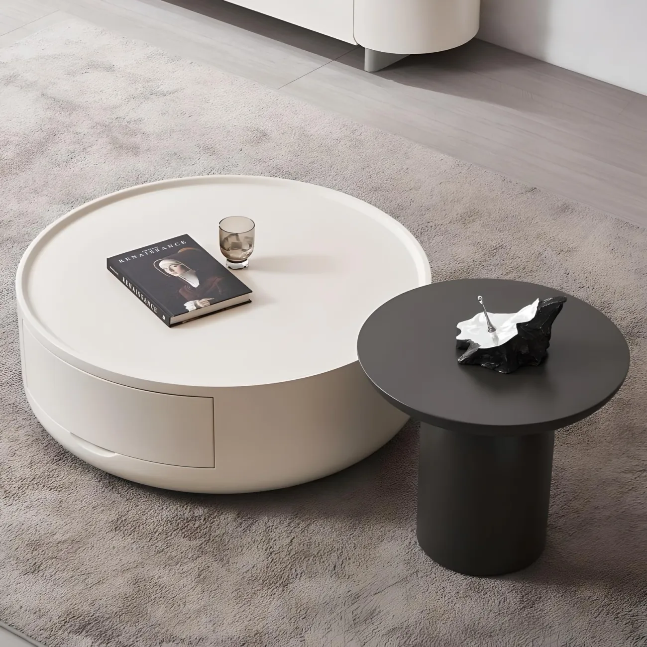 Дизайнерский журнальный столик NORE HOUSE 37678-30 в современном стиле 