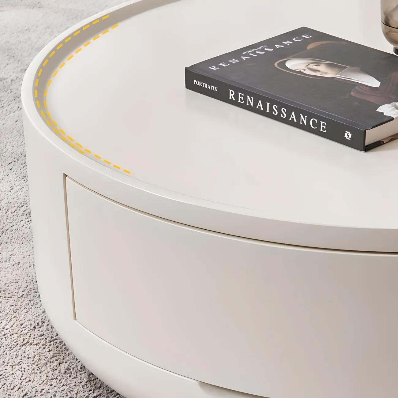 Дизайнерский журнальный столик NORE HOUSE 37678-30 в современном стиле 