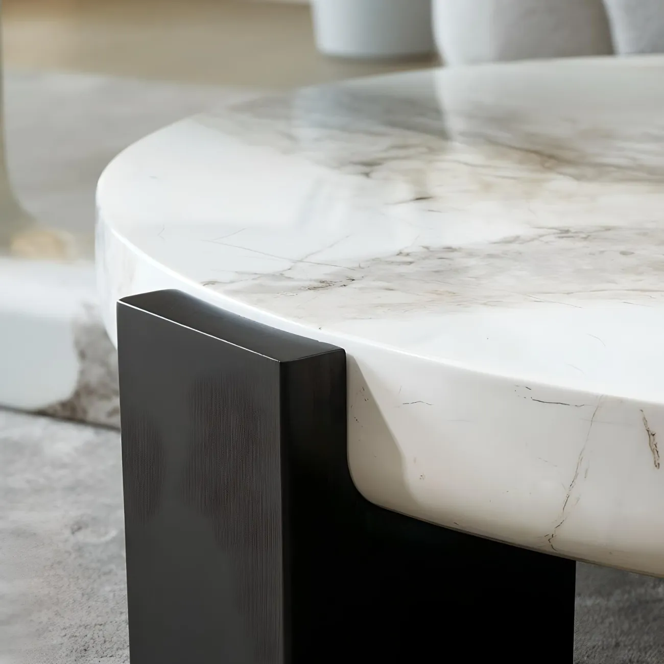 Мраморный журнальный столик NORE HOUSE 37679-30 в современном стиле 