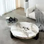 Мраморный журнальный столик NORE HOUSE 37679-30 в современном стиле 
