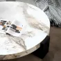 Мраморный журнальный столик NORE HOUSE 37679-30 в современном стиле 