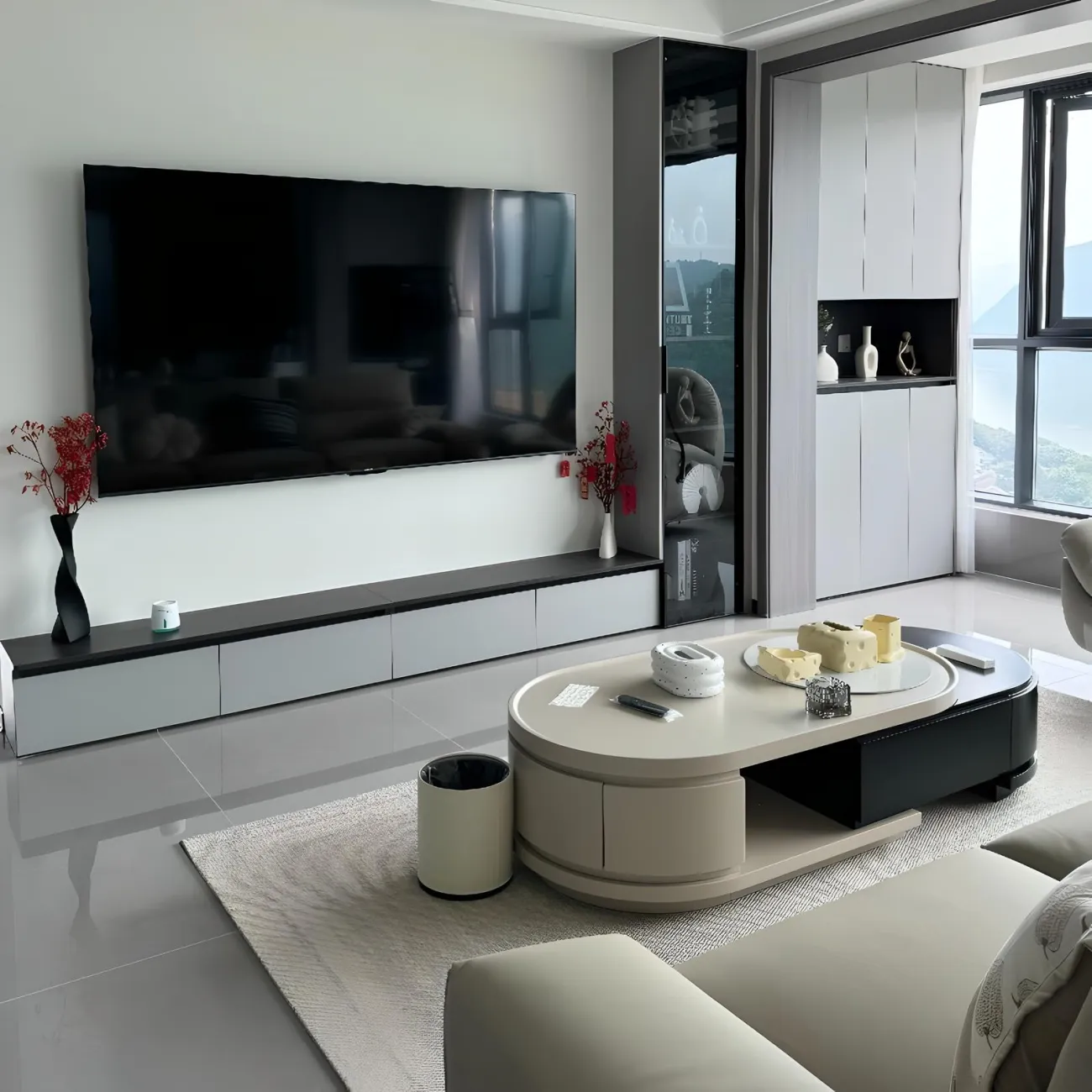 Минималистичный журнальный столик NORE HOUSE 37680-30 в дизайнерском стиле 