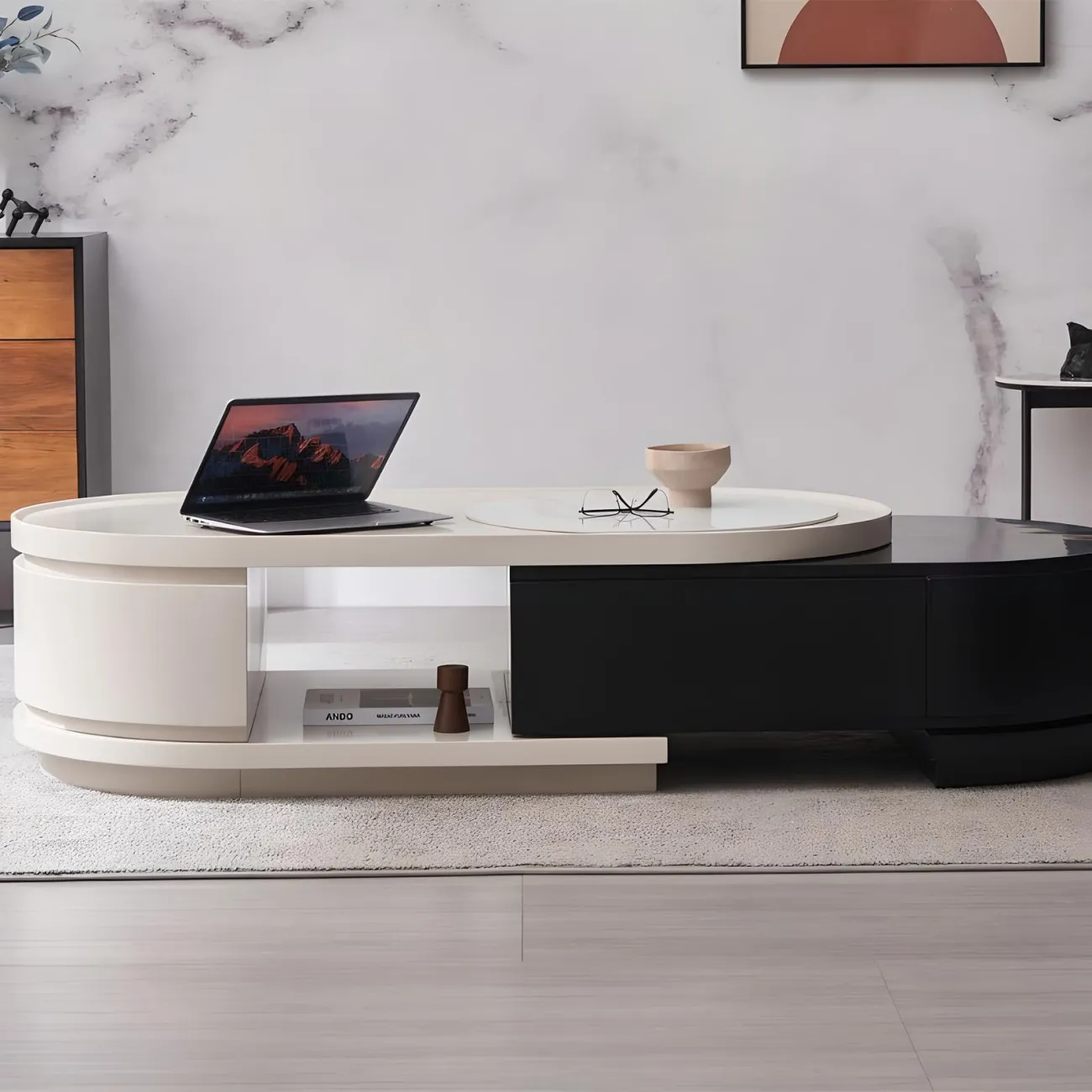 Минималистичный журнальный столик NORE HOUSE 37680-30 в дизайнерском стиле Минималистичный журнальный столик NORE HOUSE 37680-30 в дизайнерском стиле