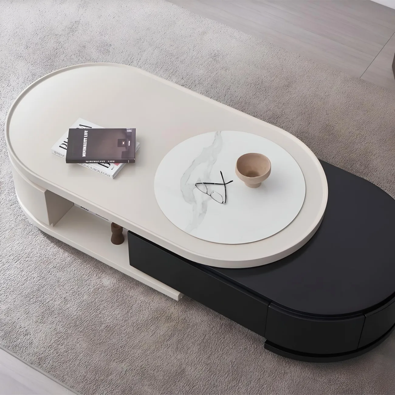 Минималистичный журнальный столик NORE HOUSE 37680-30 в дизайнерском стиле Минималистичный журнальный столик NORE HOUSE 37680-30 в дизайнерском стиле