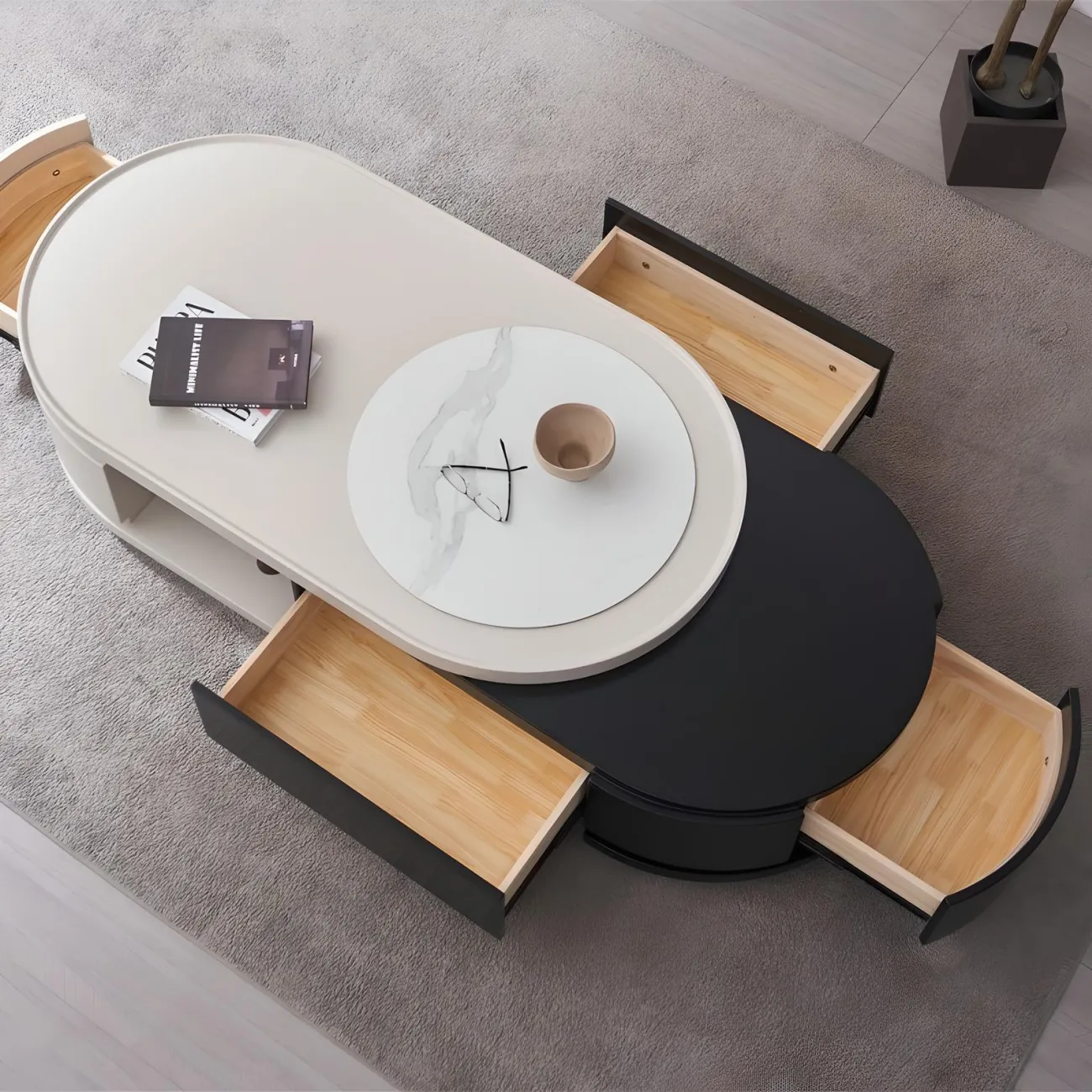 Минималистичный журнальный столик NORE HOUSE 37680-30 в дизайнерском стиле Минималистичный журнальный столик NORE HOUSE 37680-30 в дизайнерском стиле