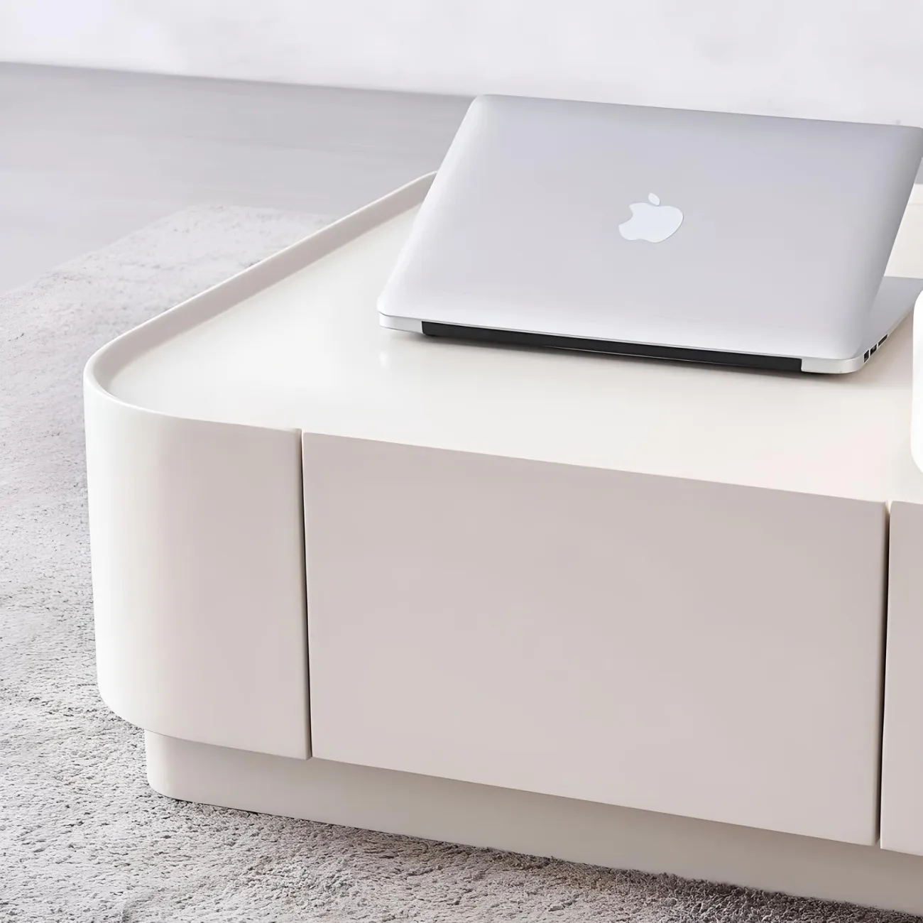 Стеклянный журнальный столик NORE HOUSE 37687-30 во французском кремовом стиле