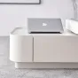 Стеклянный журнальный столик NORE HOUSE 37687-30 во французском кремовом стиле