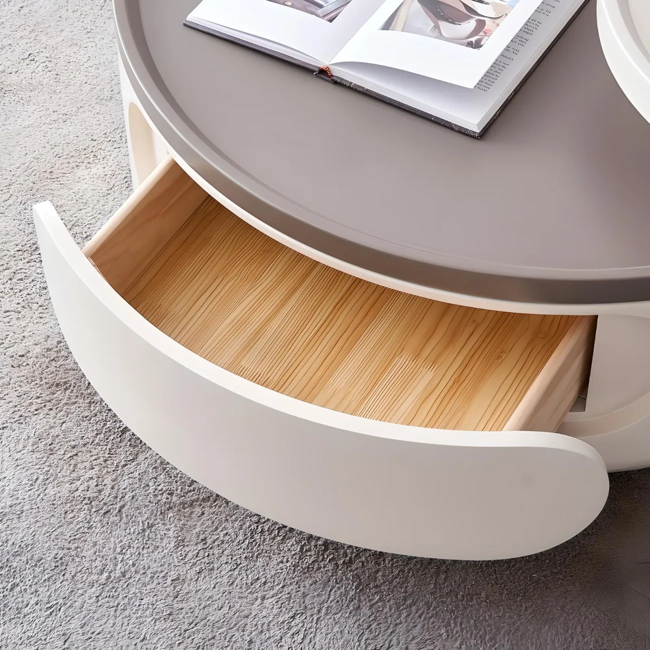 Креативный журнальный столик NORE HOUSE 37688-30 в минималистичном стиле Креативный журнальный столик NORE HOUSE 37688-30 в минималистичном стиле