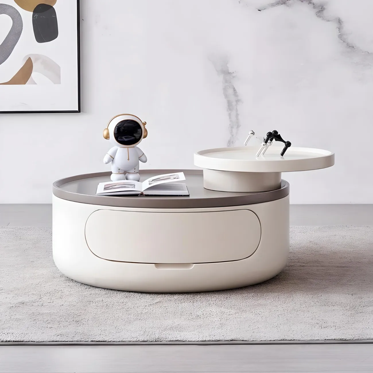 Креативный журнальный столик NORE HOUSE 37688-30 в минималистичном стиле Креативный журнальный столик NORE HOUSE 37688-30 в минималистичном стиле