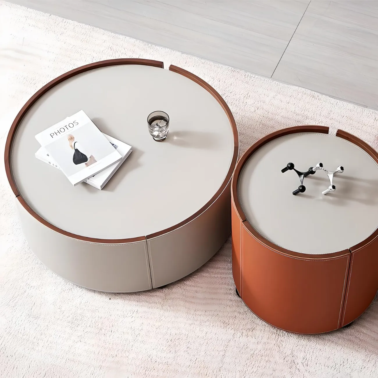 Итальянский журнальный столик NORE HOUSE 37698-30 в минималистичном стиле 