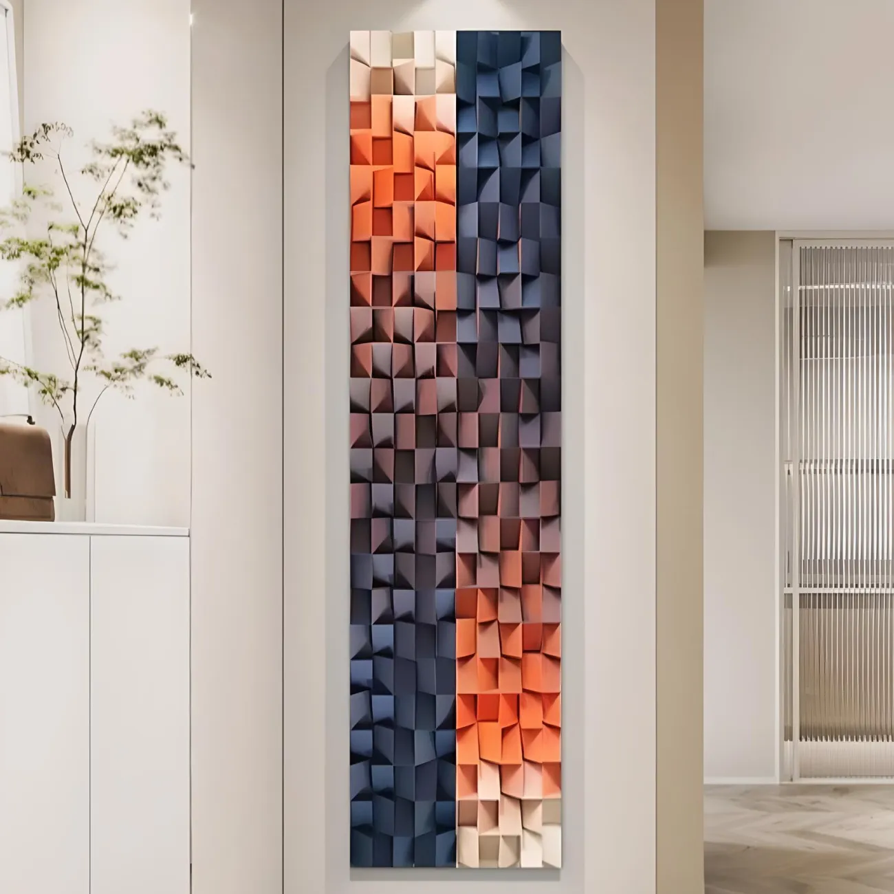 Высококачественная трехмерная градиентная картина "Пьяная красавица" 37705-30