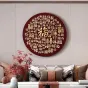 Круглая картина "Пьяная красавица" 37709-30 в стиле Байфуту