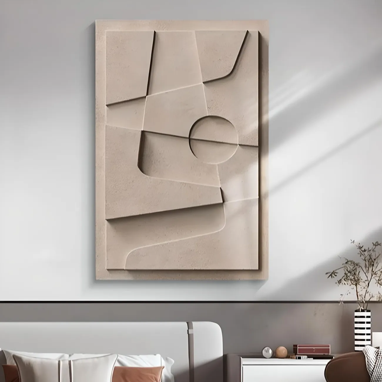 Геометрическая абстрактная трехмерная картина "Пьяная красавица" 37714-30 Геометрическая абстрактная трехмерная картина "Пьяная красавица" 37714-30