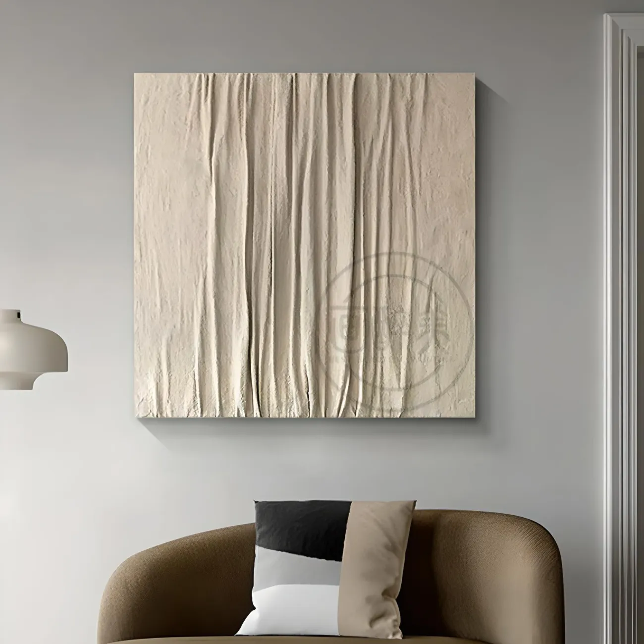 Минималистская декоративная трехмерная картина "Пьяная красавица" 37716-30