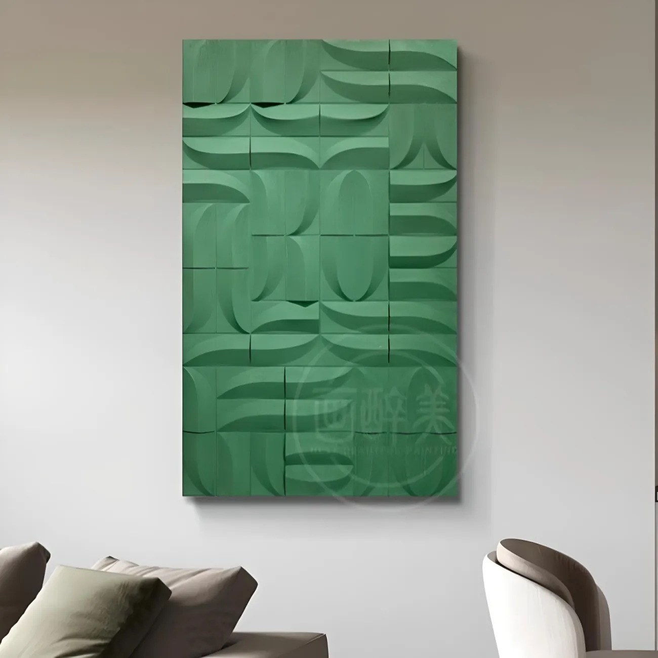 Художественная абстрактная трехмерная картина "Пьяная красавица" 37720-30