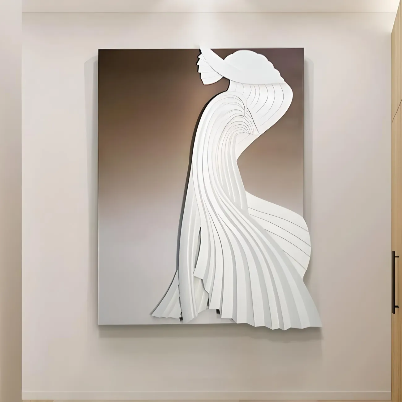 Градиентная трехмерная рельефная картина "Пьяная красавица" 37726-30 Градиентная трехмерная рельефная картина "Пьяная красавица" 37726-30