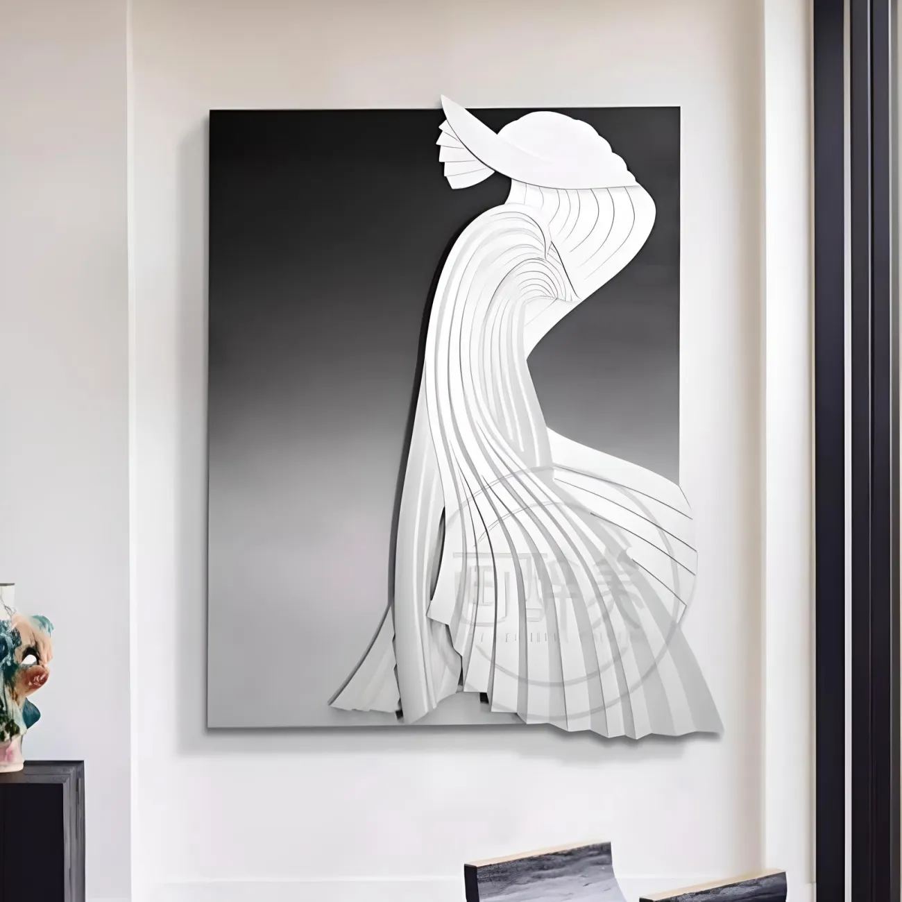 Градиентная трехмерная рельефная картина "Пьяная красавица" 37726-30 Градиентная трехмерная рельефная картина "Пьяная красавица" 37726-30