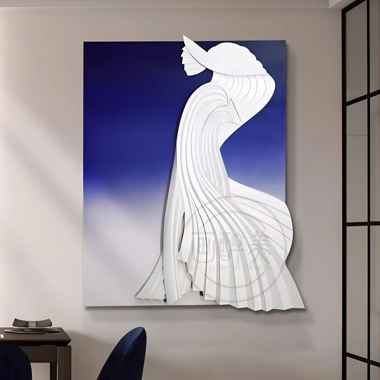 Градиентная трехмерная рельефная картина "Пьяная красавица" 37726-30 Градиентная трехмерная рельефная картина "Пьяная красавица" 37726-30