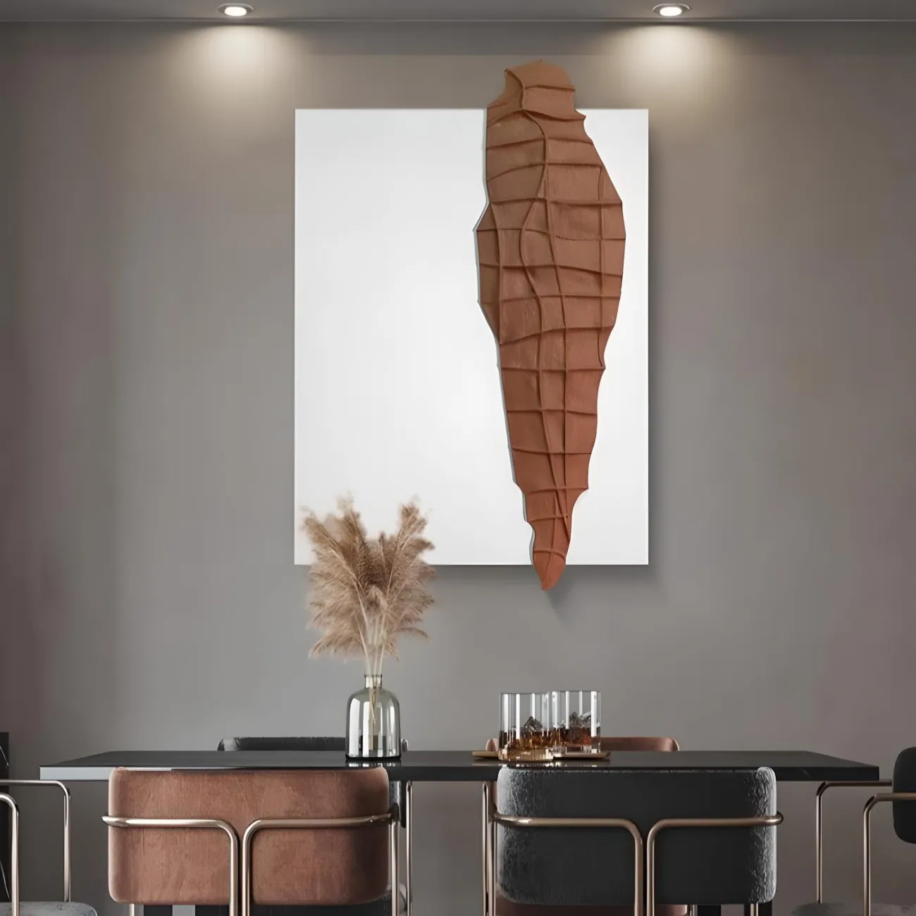 Минималистичная дизайнерская рельефная картина "Пьяная красавица" 37729-30 Минималистичная дизайнерская рельефная картина "Пьяная красавица" 37729-30