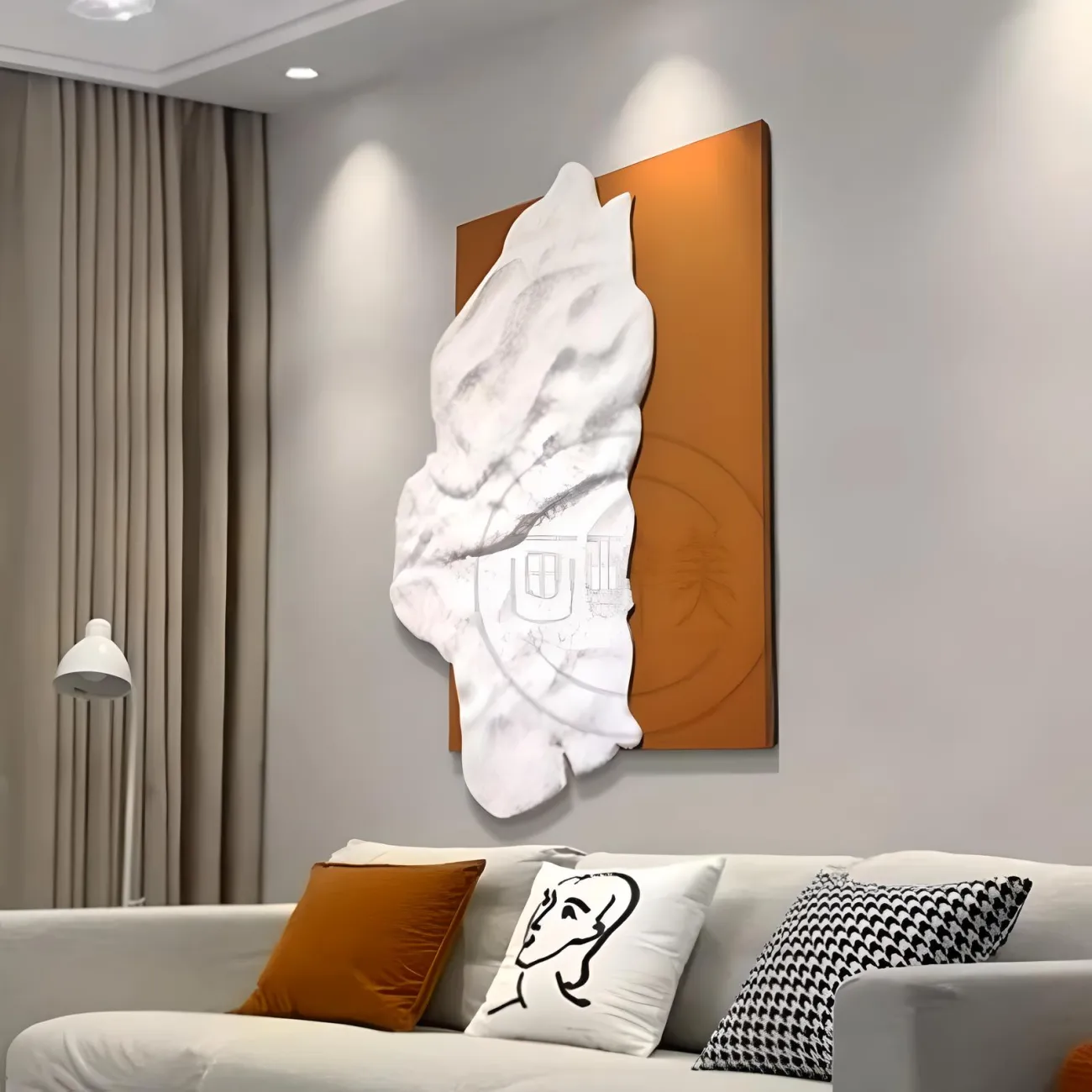 Скандинавская современная трехмерная картина "Пьяная красавица" 37730-30