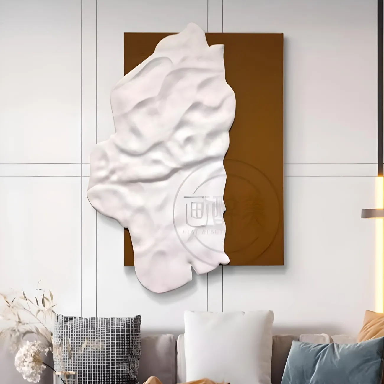 Скандинавская современная трехмерная картина "Пьяная красавица" 37730-30