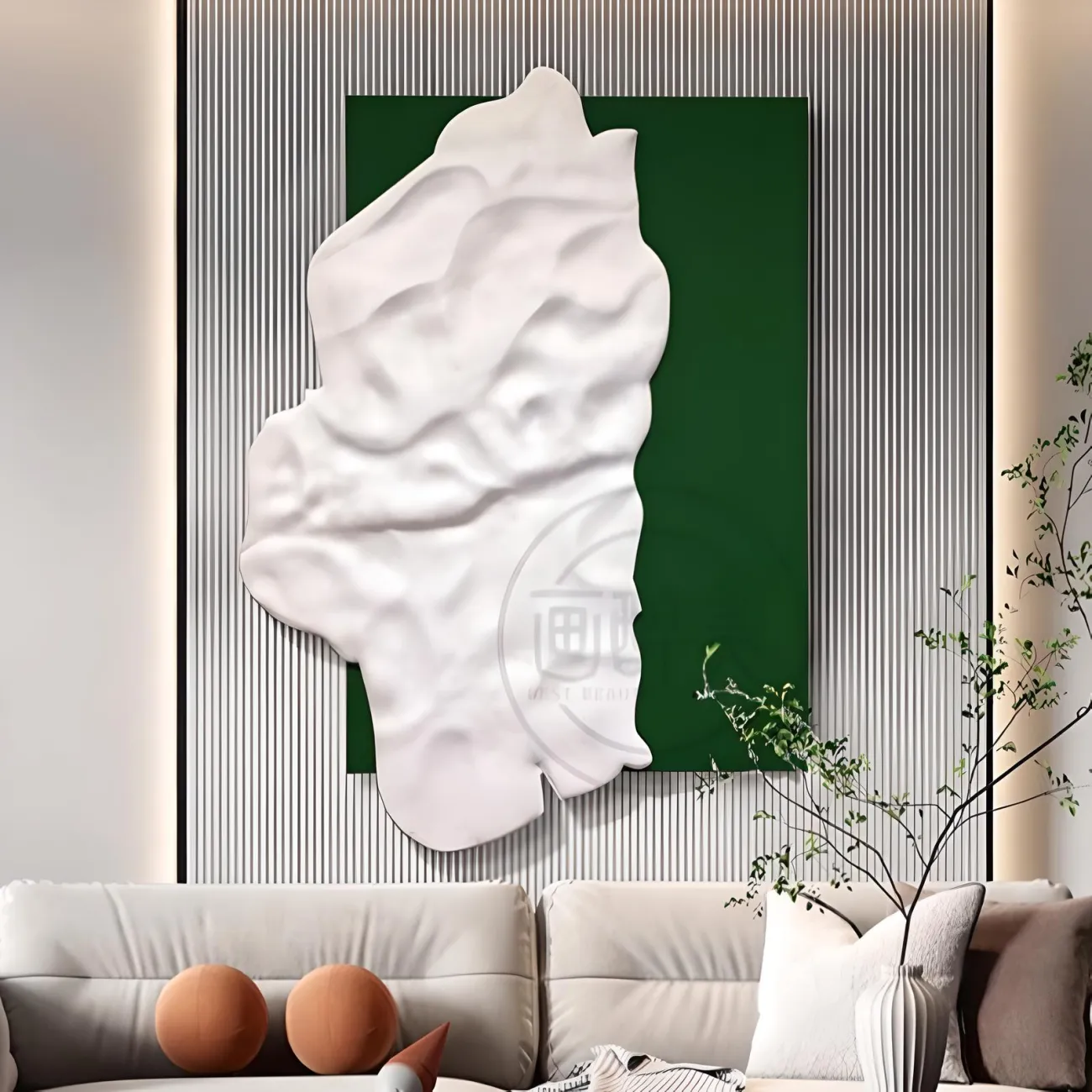 Скандинавская современная трехмерная картина "Пьяная красавица" 37730-30