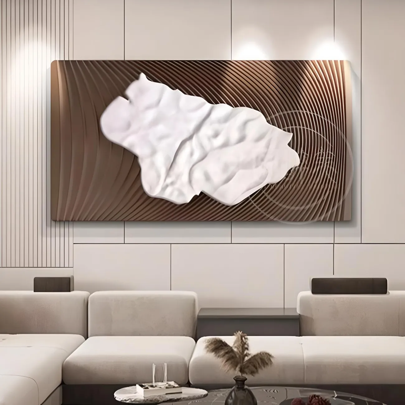 Современная рельефная трехмерная картина "Пьяная красавица" 37731-30