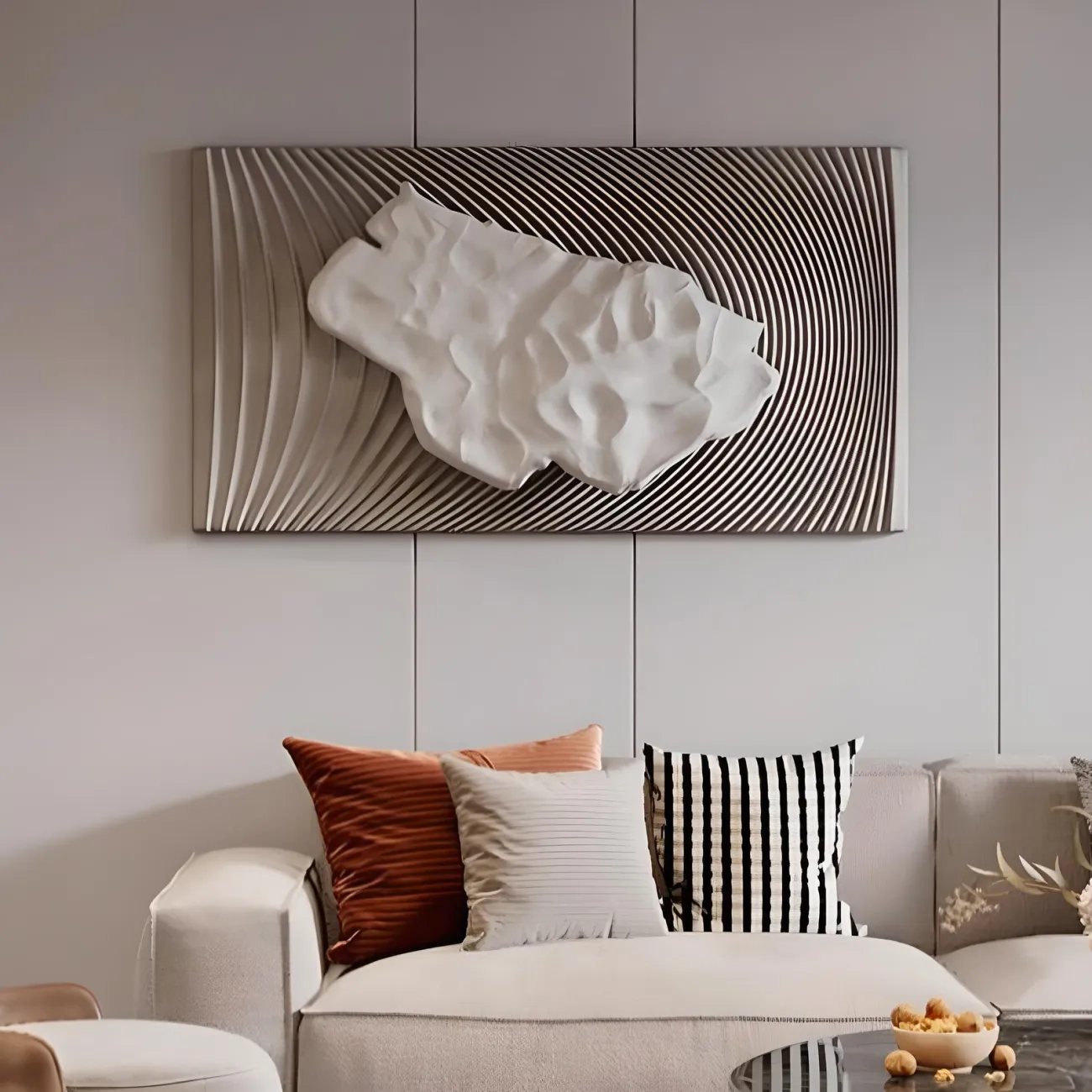 Современная рельефная трехмерная картина "Пьяная красавица" 37731-30