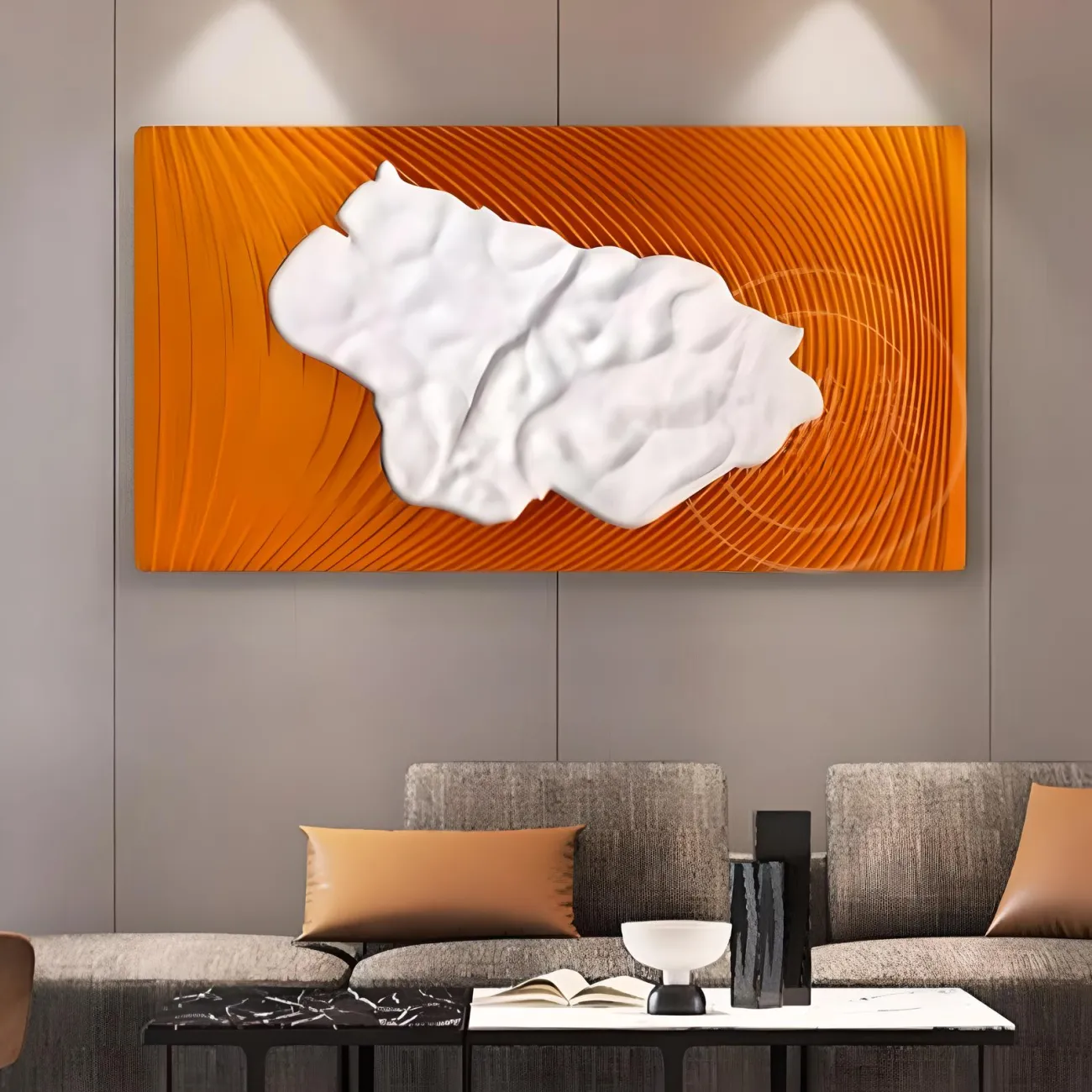 Современная рельефная трехмерная картина "Пьяная красавица" 37731-30