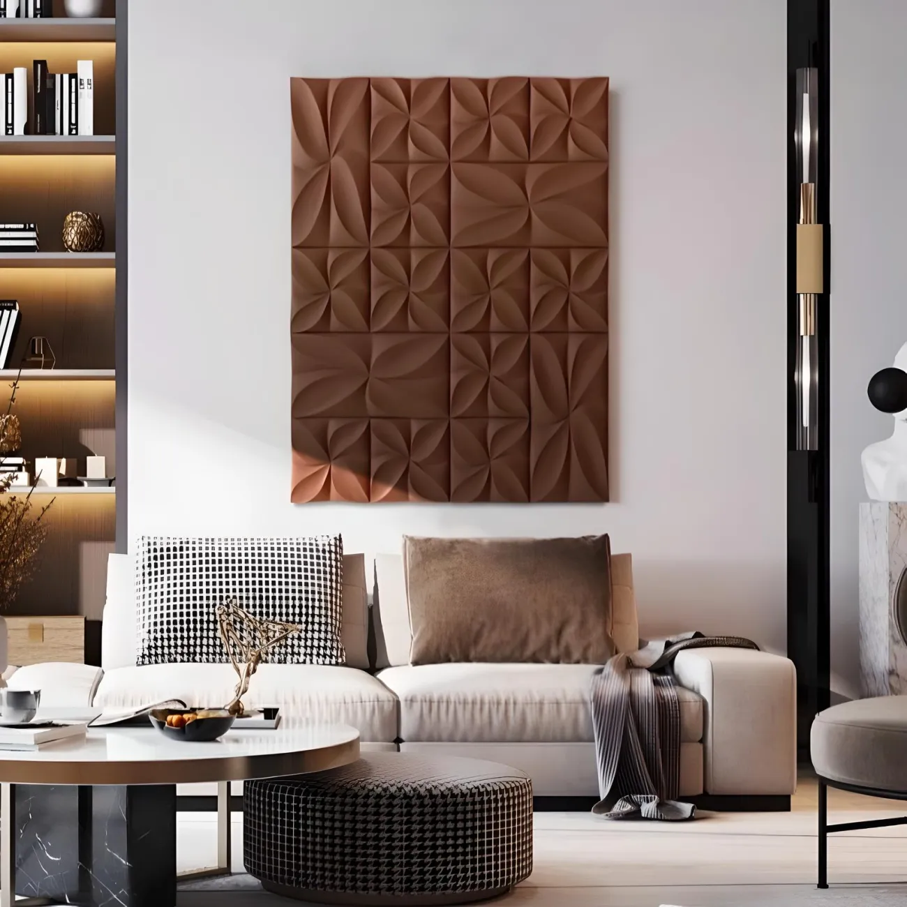 Скандинавское трехмерная декоративная картина "Пьяная красавица" 37737-30