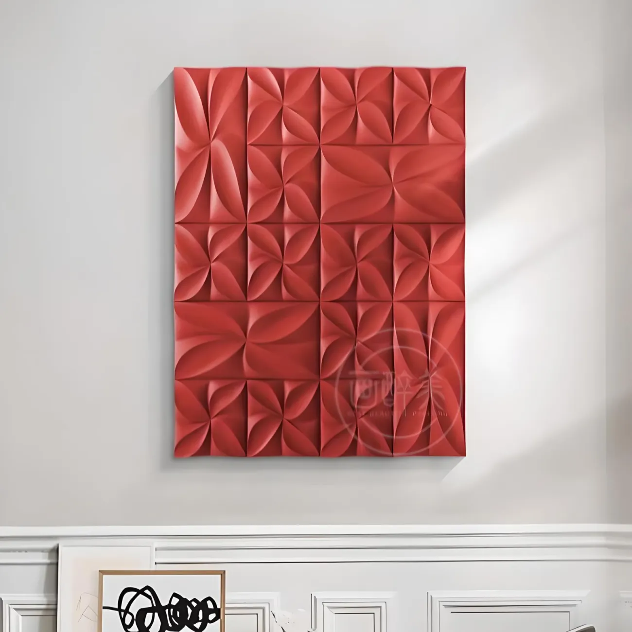 Скандинавское трехмерная декоративная картина "Пьяная красавица" 37737-30