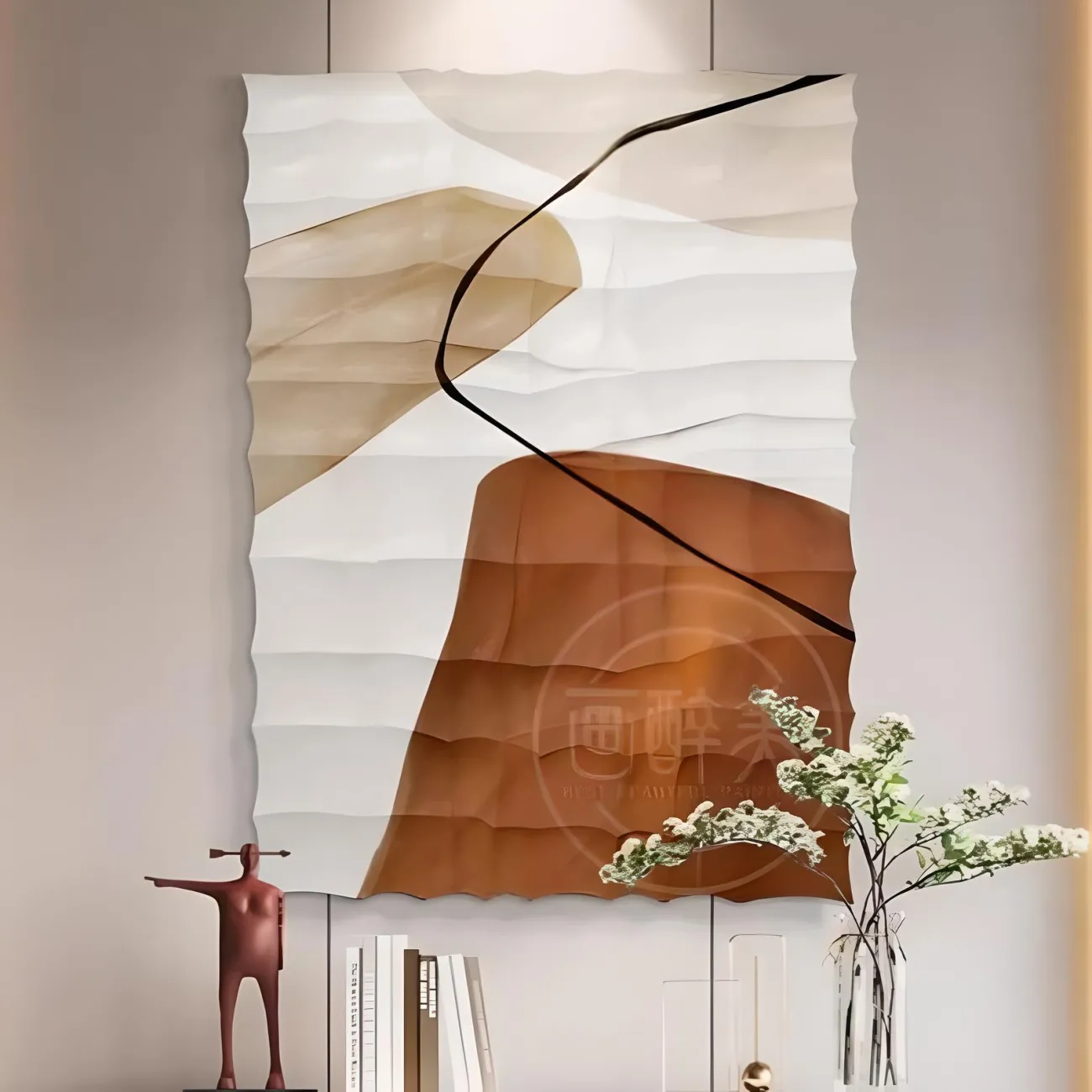 Современная рельефная трехмерная картина "Пьяная красавица" 37740-30